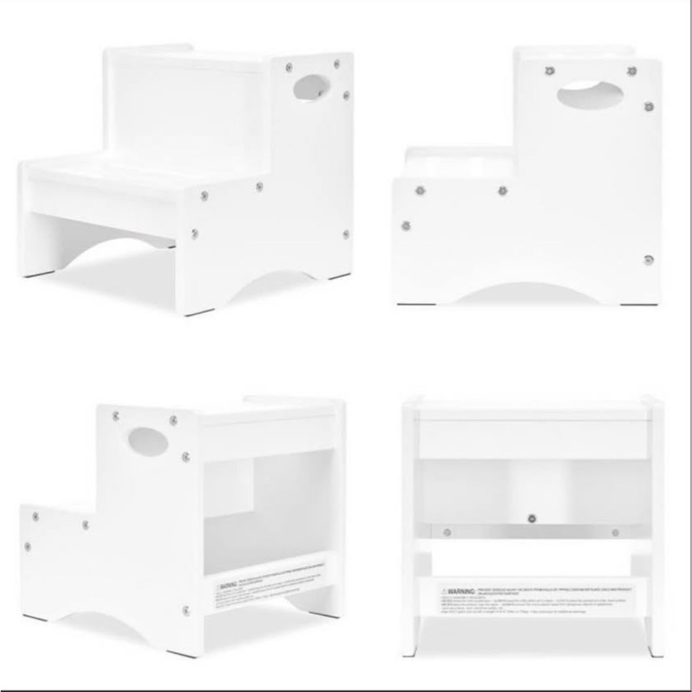 White Step Stool